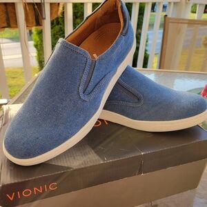 Vionics Navy Brody Mens size 8
